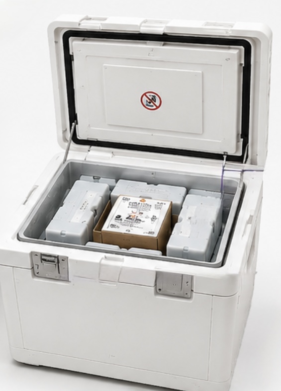FedEx Medpak VI°CによるPCM-20℃コールドシッピングシステム